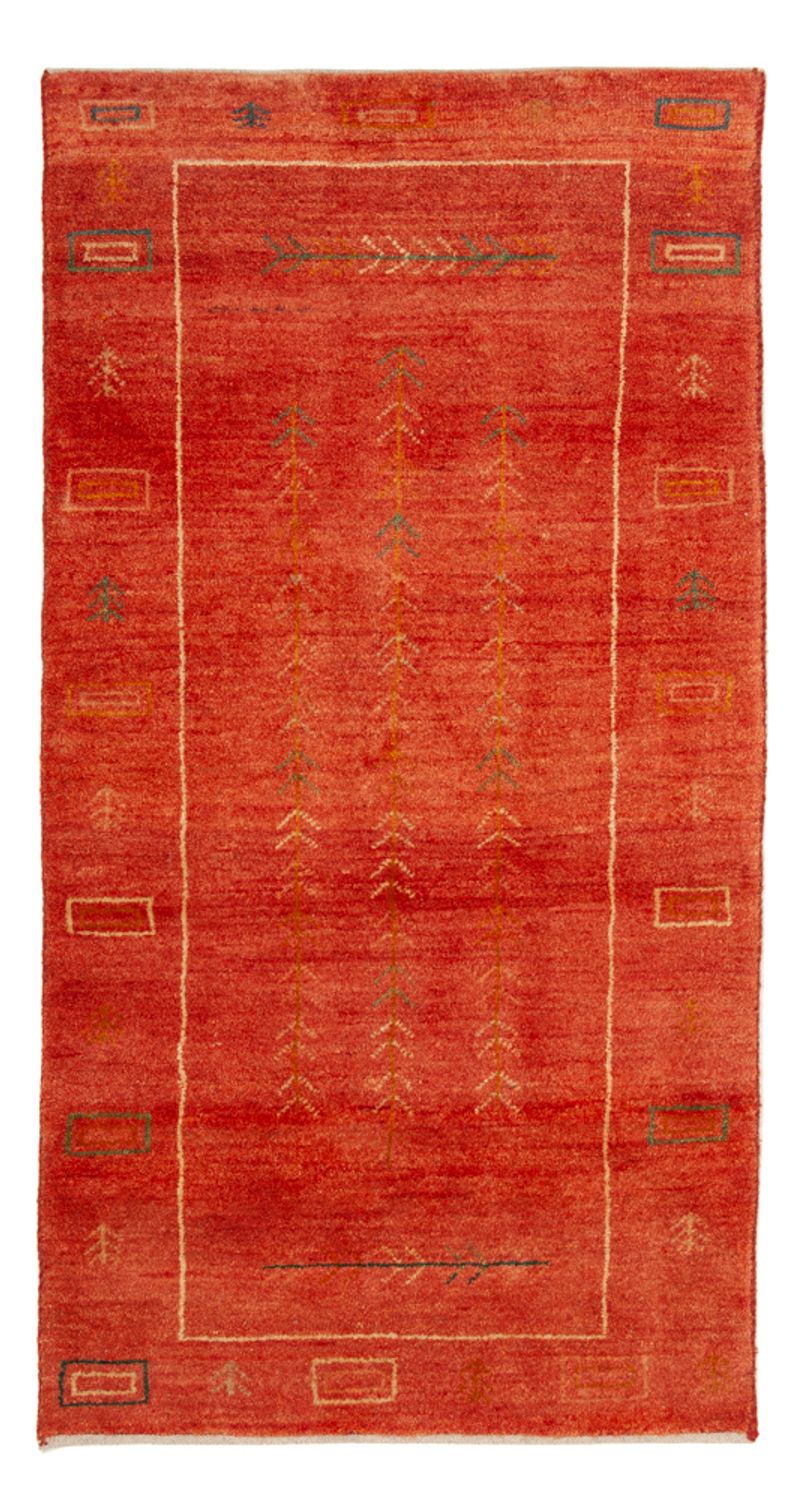 Gabbeh Tapijt - Loribaft Perzisch - 146 x 68 cm - licht rood