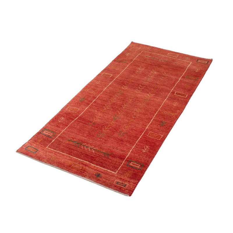 Gabbeh Tapijt - Loribaft Perzisch - 146 x 68 cm - licht rood