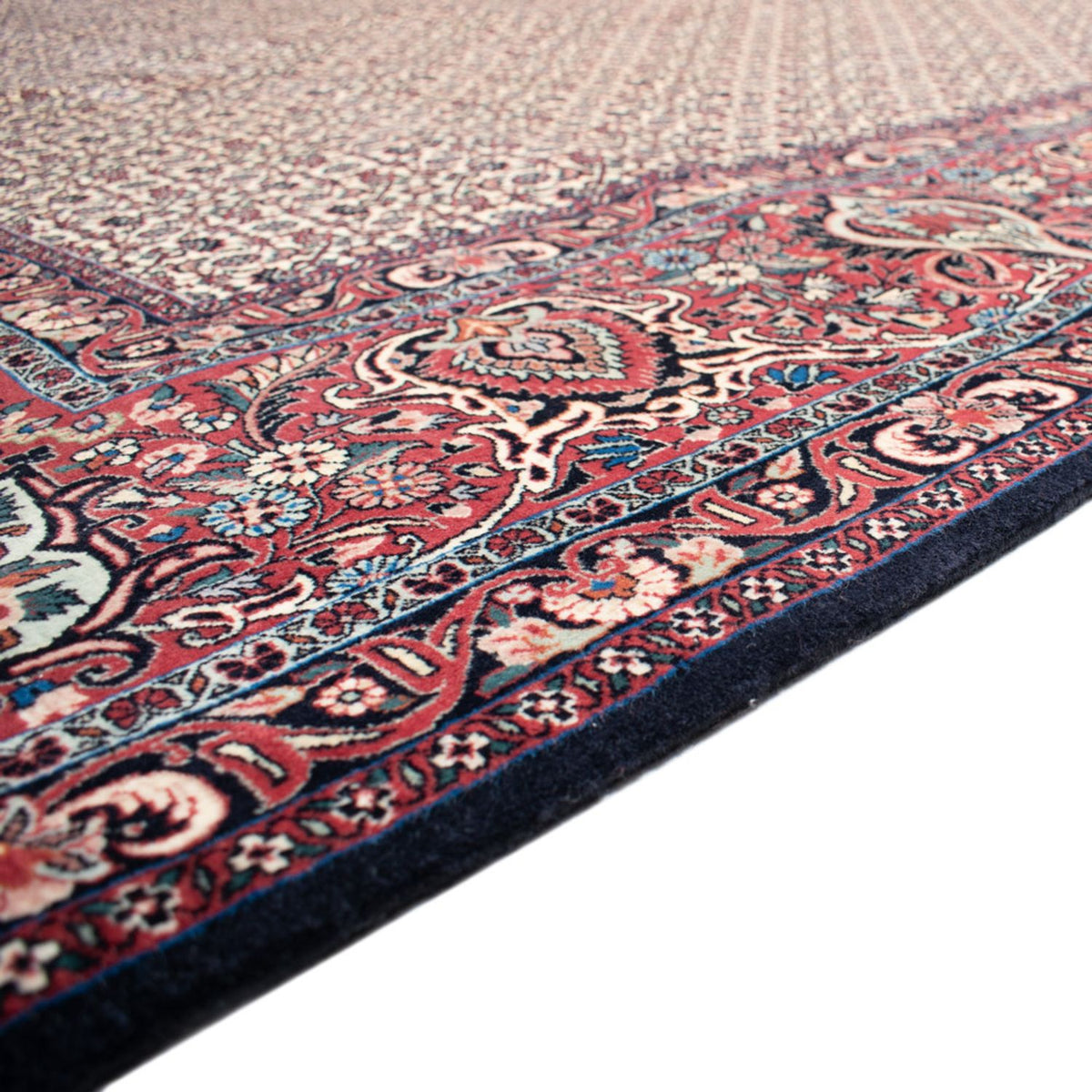 Perzisch tapijt - Bijar - Koninklijk vierkant  - 366 x 348 cm - beige