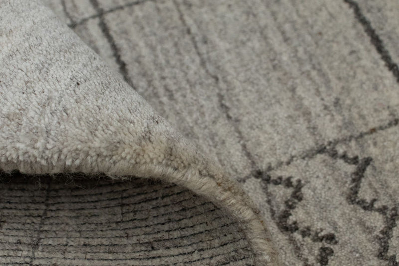 Vintage tapijt - 90 x 60 cm - zilver