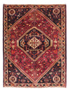 Shiraz Tapijt 125x160cm - Perzisch tapijt - Rechthoekig / Donkerrood / 125 x 160 cm Rechthoekig