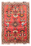 Shiraz Tapijt 112x168cm - Perzisch tapijt - Rechthoekig / Donkerrood / 112 x 168 cm Rechthoekig