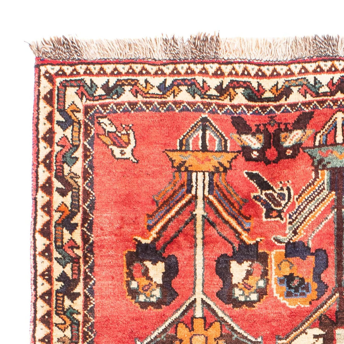 Perzisch Tapijt - Nomadisch - 168 x 112 cm - donkerrood