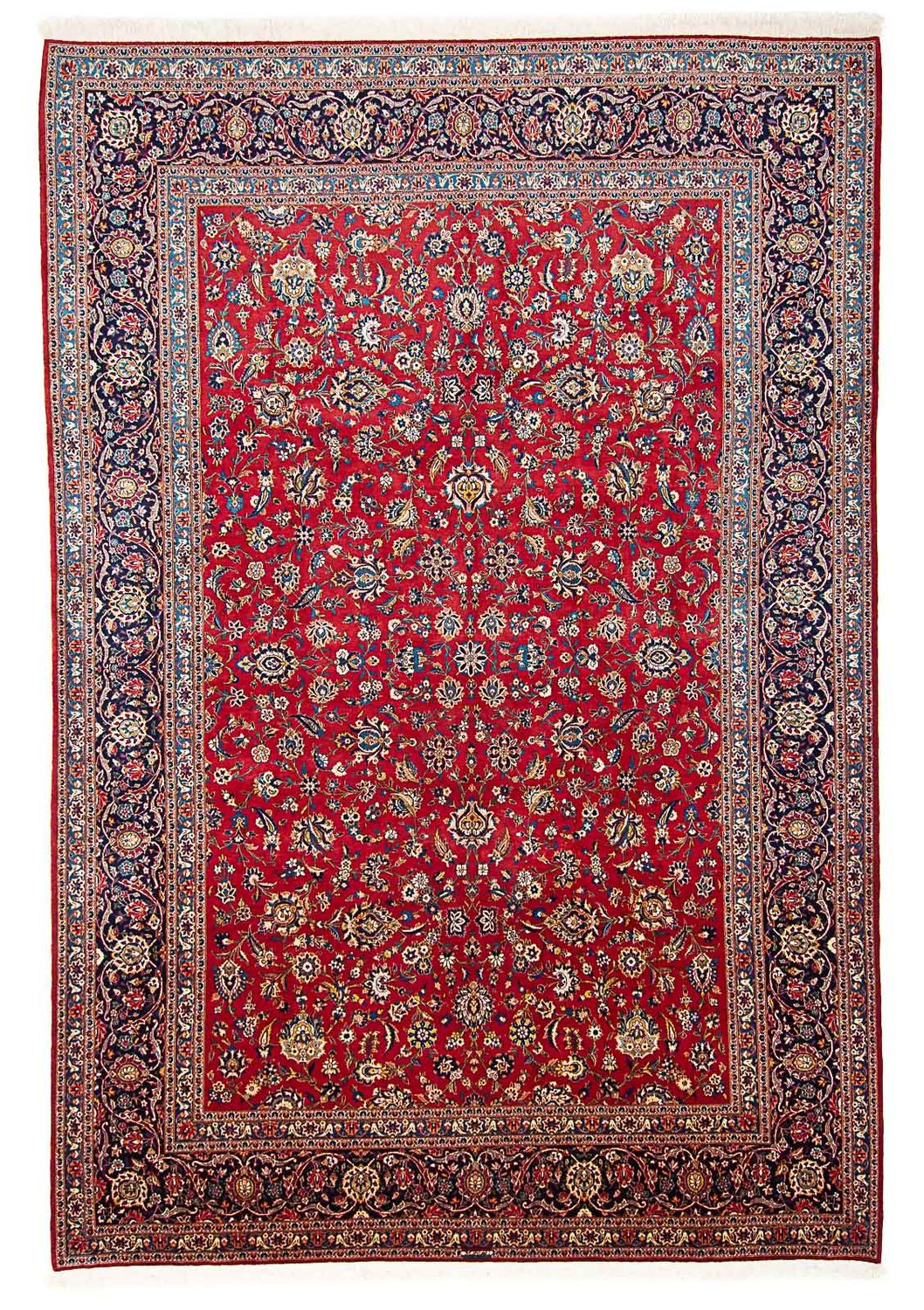 Perzisch tapijt - Keshan - 432 x 325 cm - rood