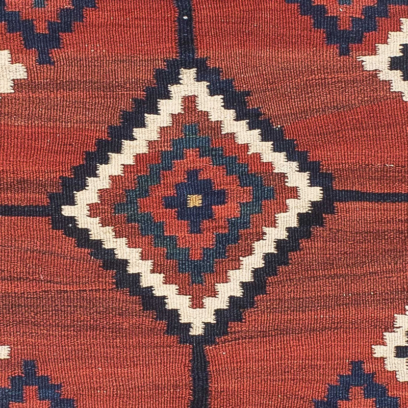 Kelim tapijt - Oosters vierkant  - 144 x 132 cm - donkerrood