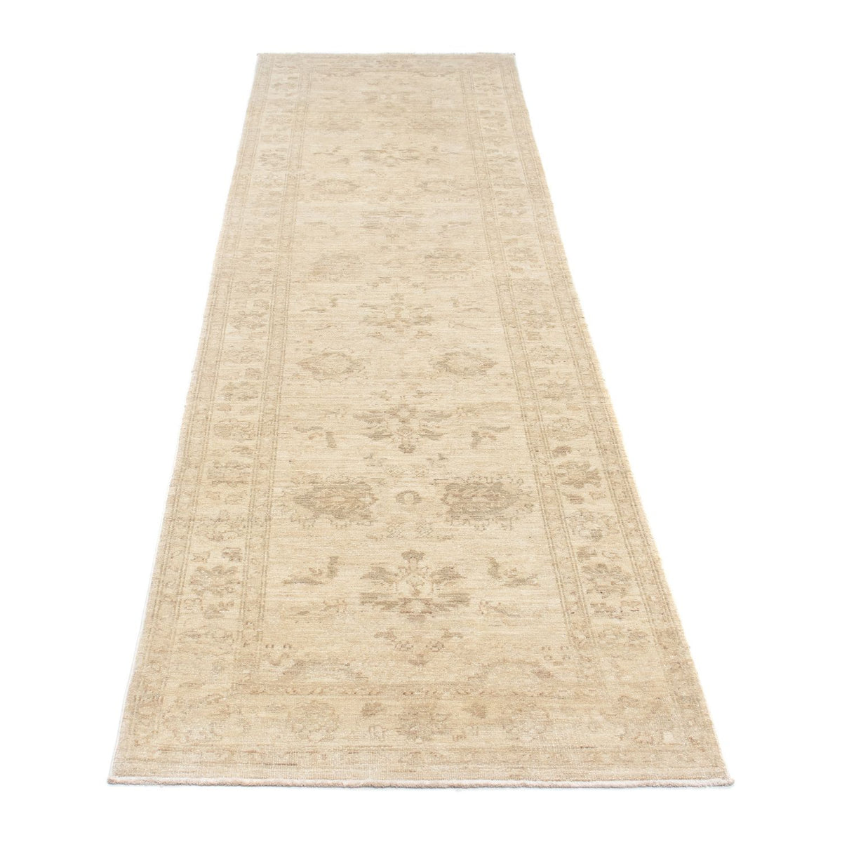 Loper Ziegler tapijt - 294 x 78 cm - beige