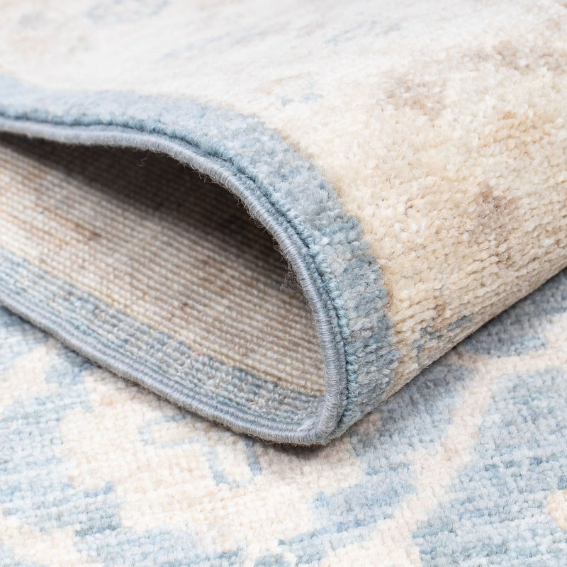 Loper Ziegler tapijt - 300 x 80 cm - lichtblauw