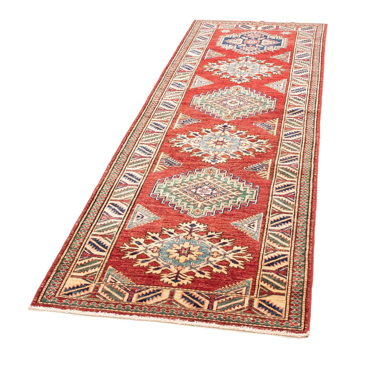 Loper Ziegler Tapijt - Kazak - 232 x 78 cm - rood