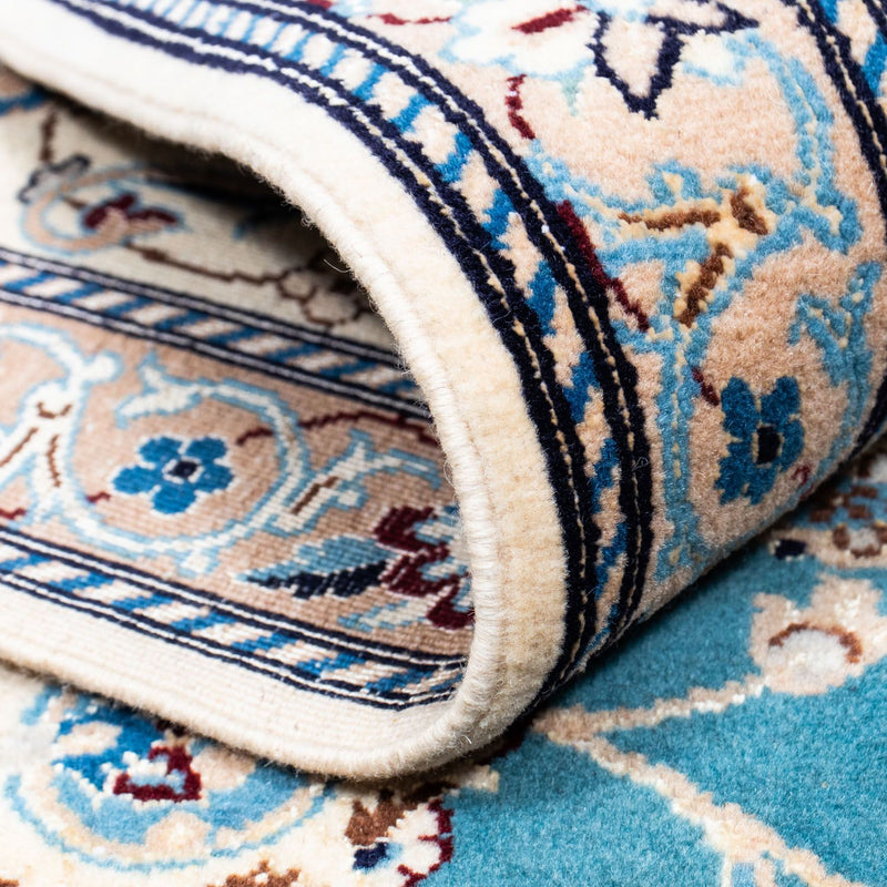 Perzisch tapijt - Nain - 315 x 204 cm - zee blauw