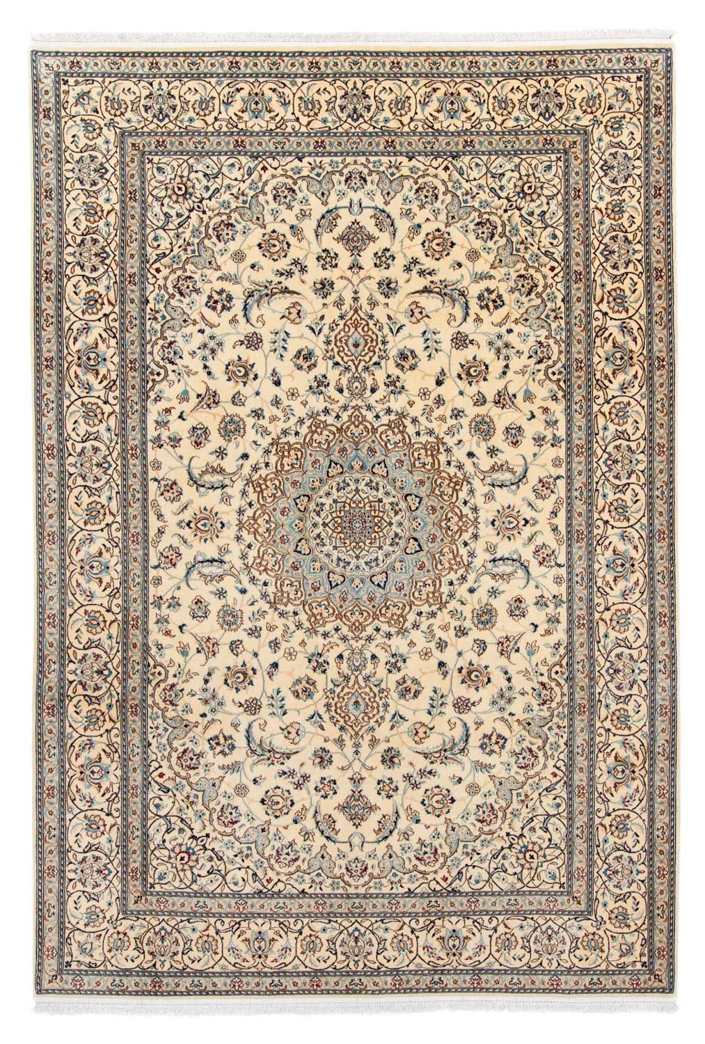 Perzisch tapijt - Nain - 297 x 200 cm - beige