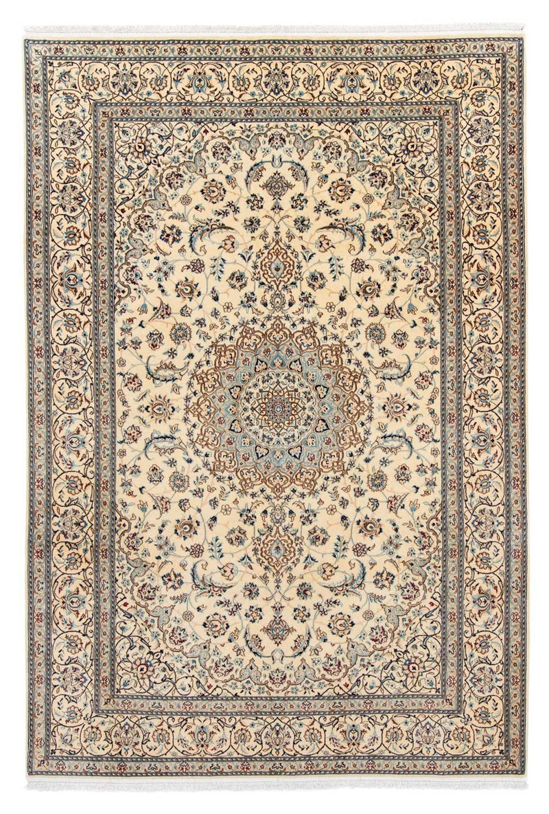 Perzisch tapijt - Nain - 297 x 200 cm - beige