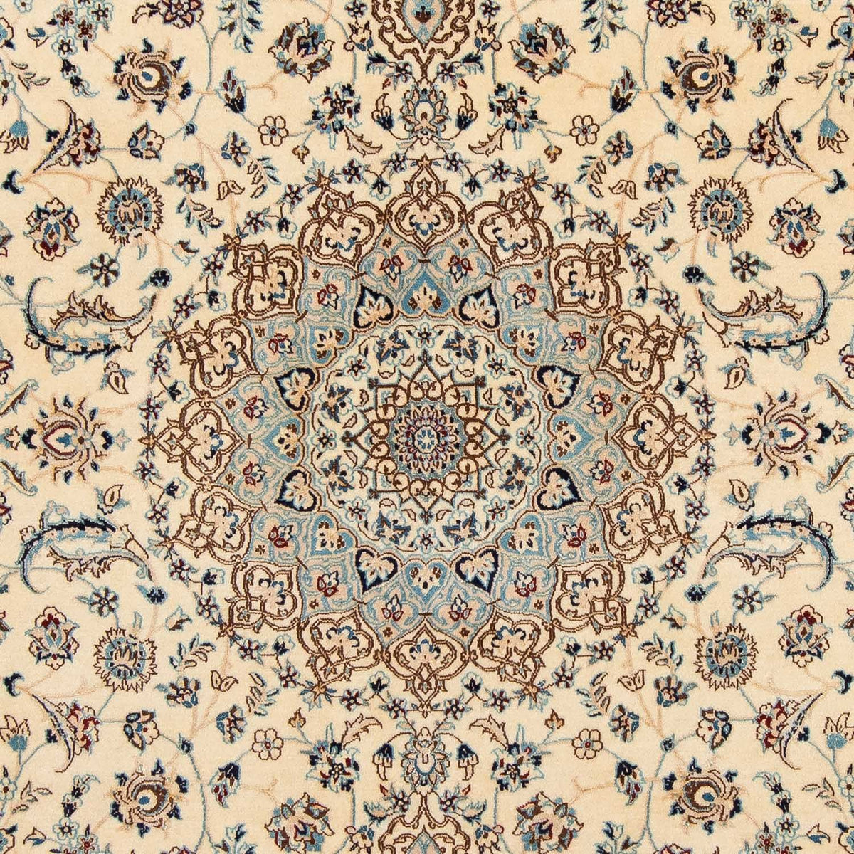 Perzisch tapijt - Nain - 297 x 200 cm - beige