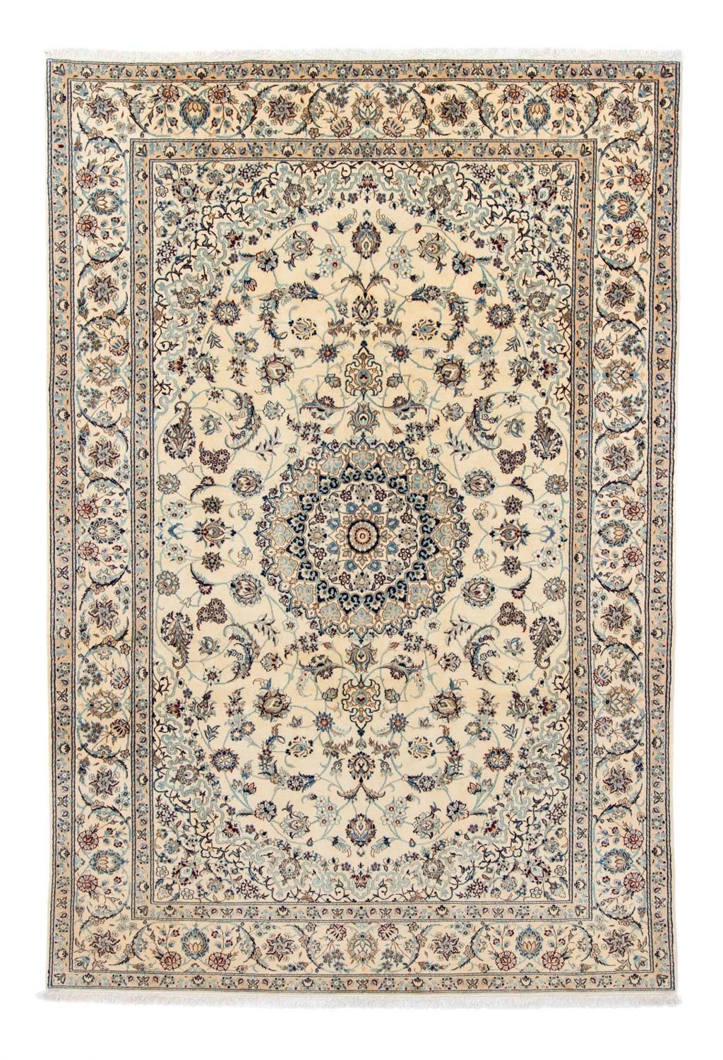 Perzisch tapijt - Nain - 304 x 200 cm - beige