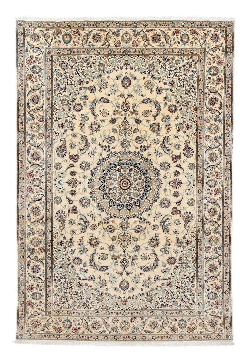 Perzisch tapijt - Nain - 304 x 200 cm - beige