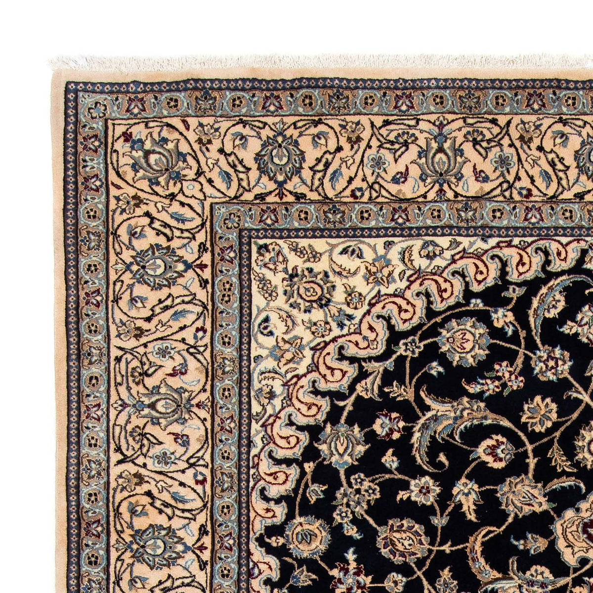 Perzisch tapijt - Nain - 290 x 204 cm - zwart