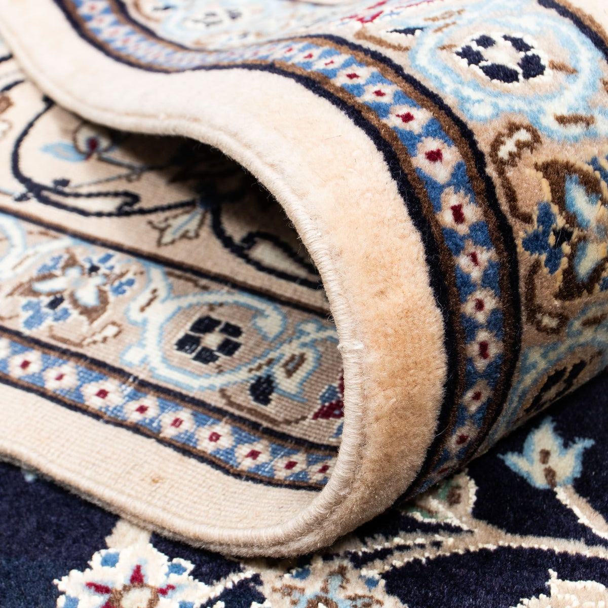 Perzisch tapijt - Nain - 290 x 204 cm - zwart