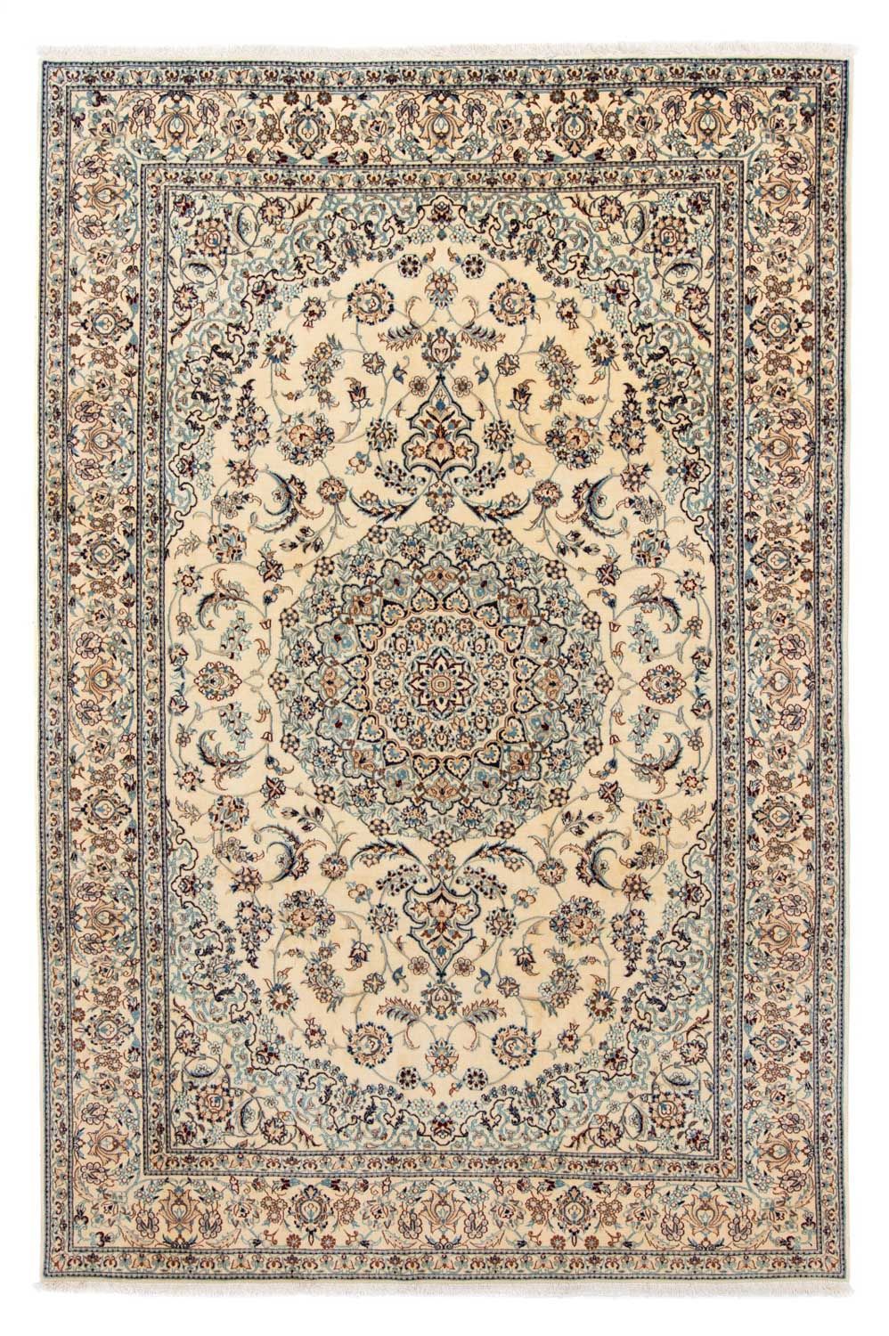 Perzisch tapijt - Nain - 293 x 199 cm - beige