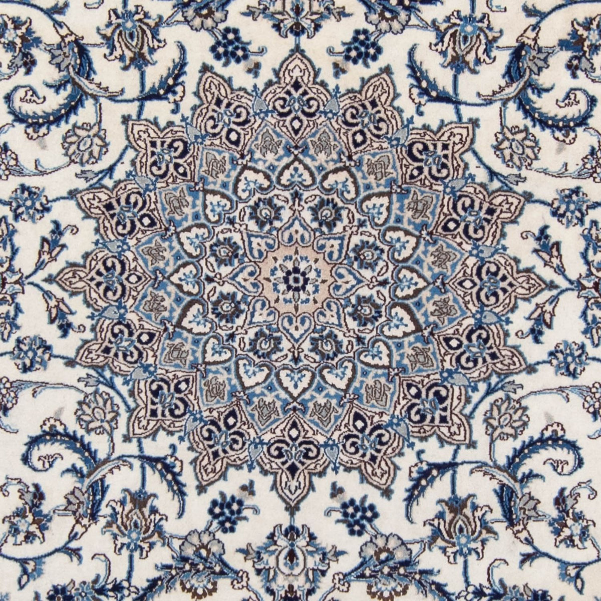 Perzisch tapijt - Nain - 291 x 199 cm - beige