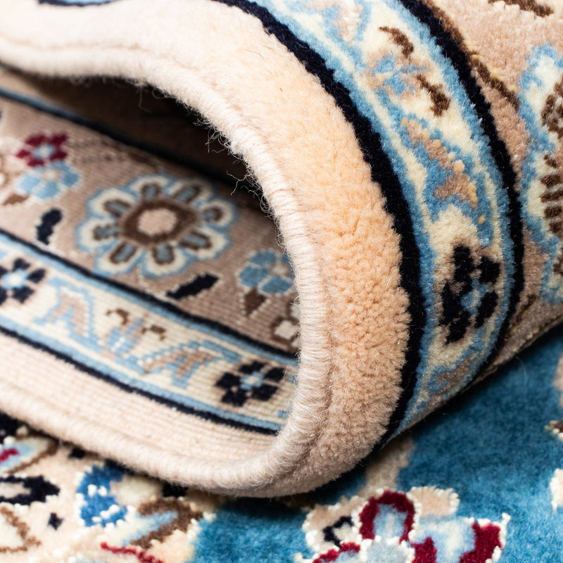 Perzisch tapijt - Nain - 296 x 197 cm - blauw