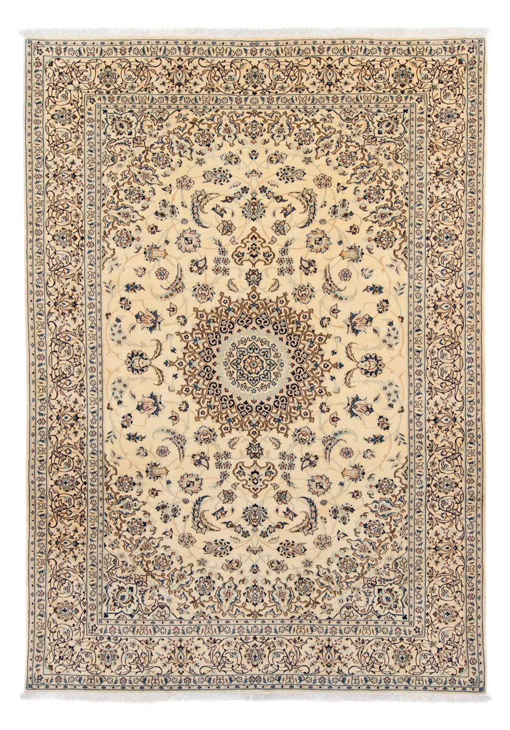 Perzisch tapijt - Nain - 299 x 199 cm - beige