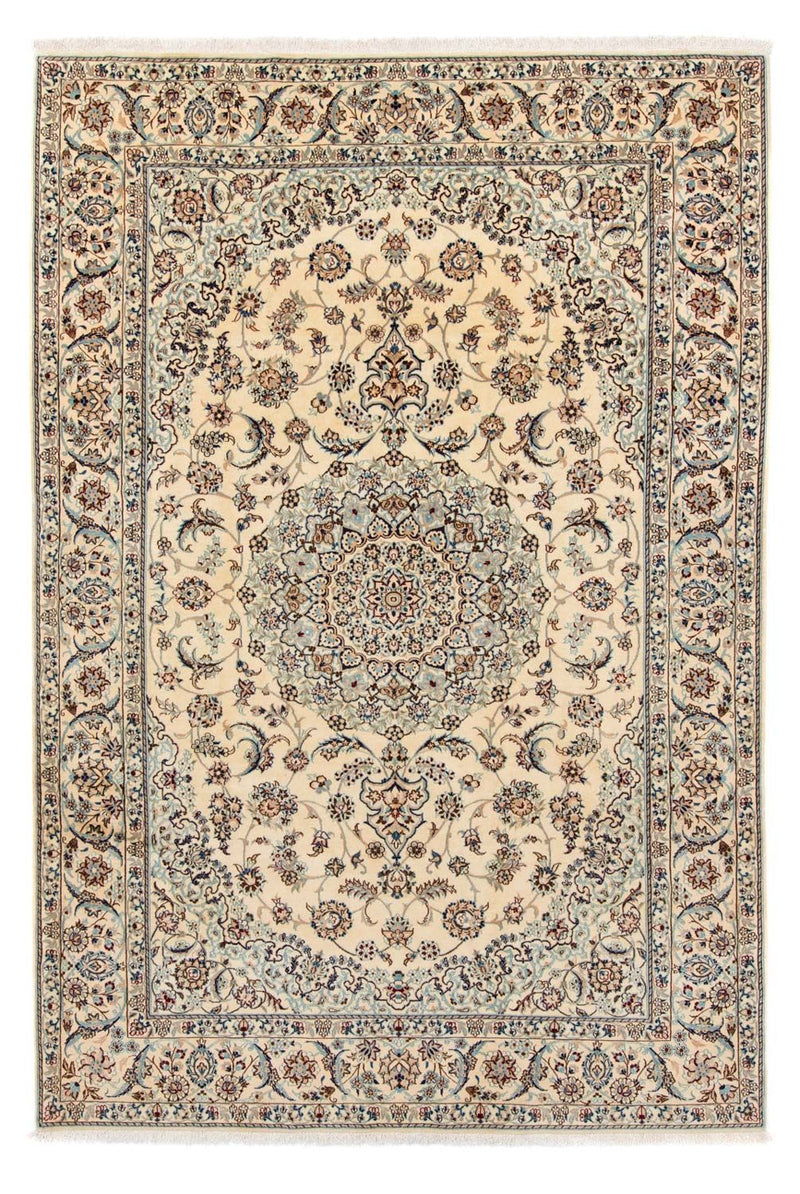Perzisch tapijt - Nain - 289 x 197 cm - beige