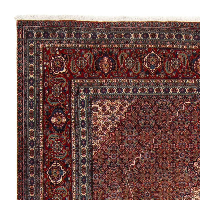 Perzisch tapijt - Nain - 323 x 256 cm - donkerrood