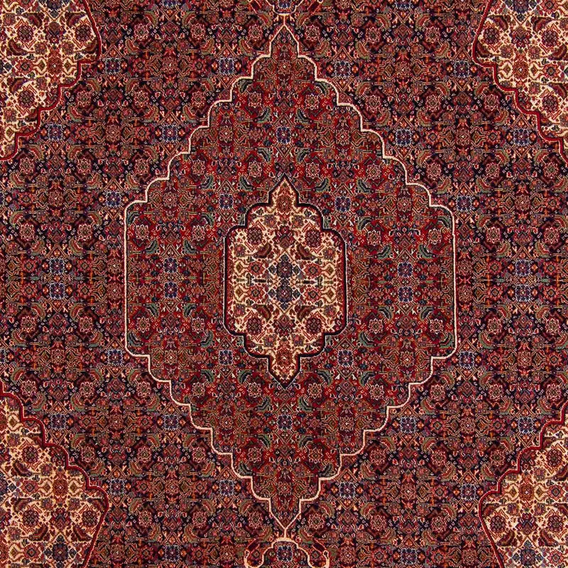 Perzisch tapijt - Nain - 335 x 263 cm - donkerrood