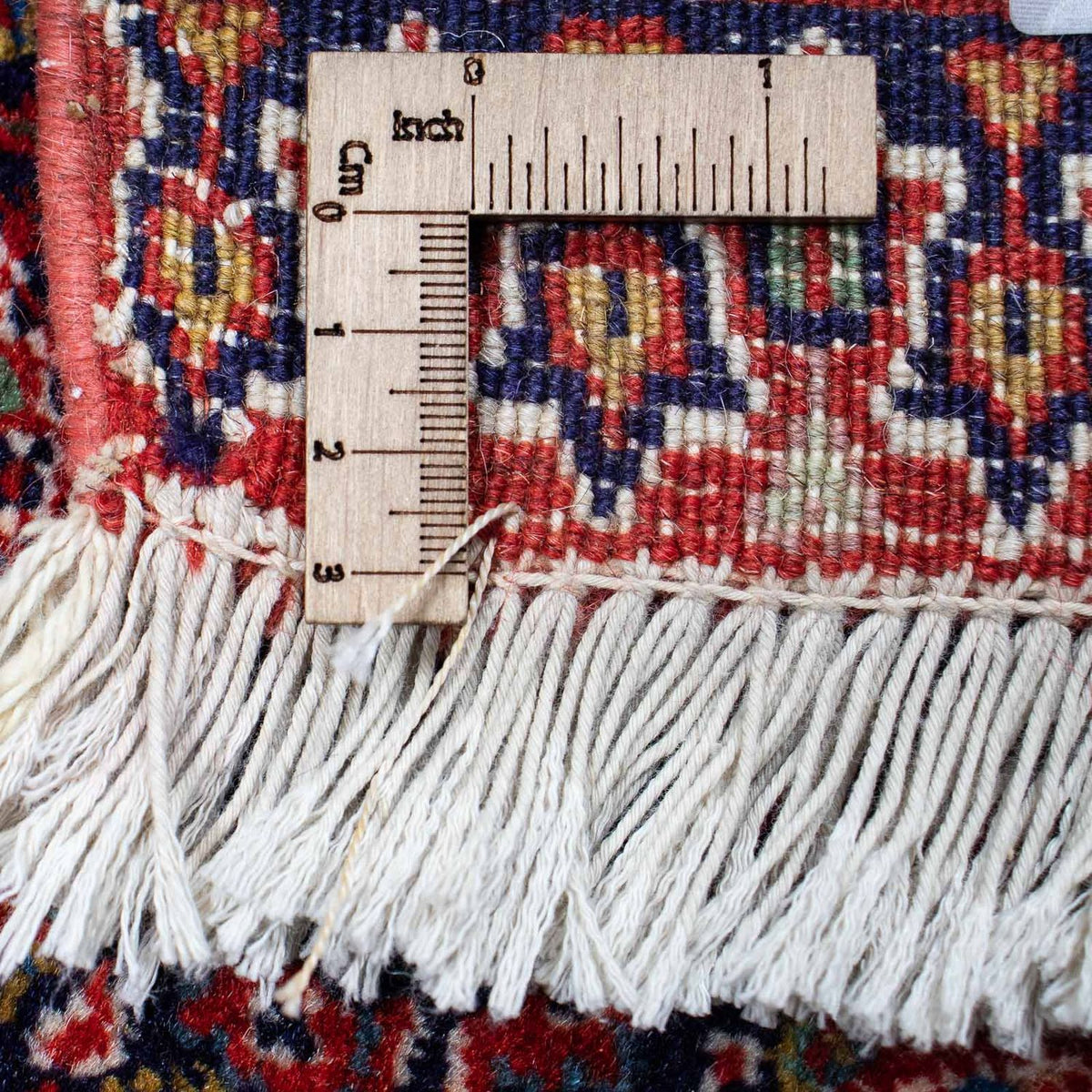 Perzisch tapijt - Nain - 335 x 263 cm - donkerrood