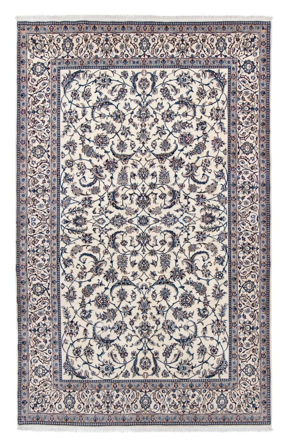 Perzisch tapijt - Nain - 319 x 201 cm - beige