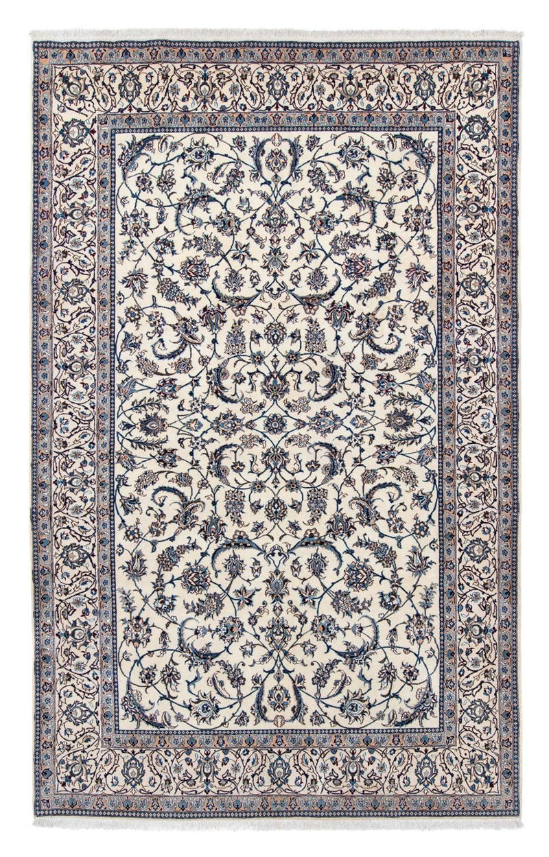 Perzisch tapijt - Nain - 319 x 201 cm - beige