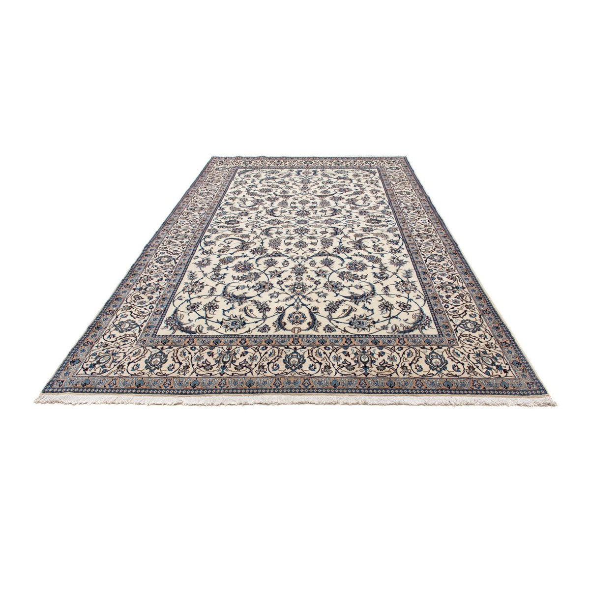 Perzisch tapijt - Nain - 319 x 201 cm - beige