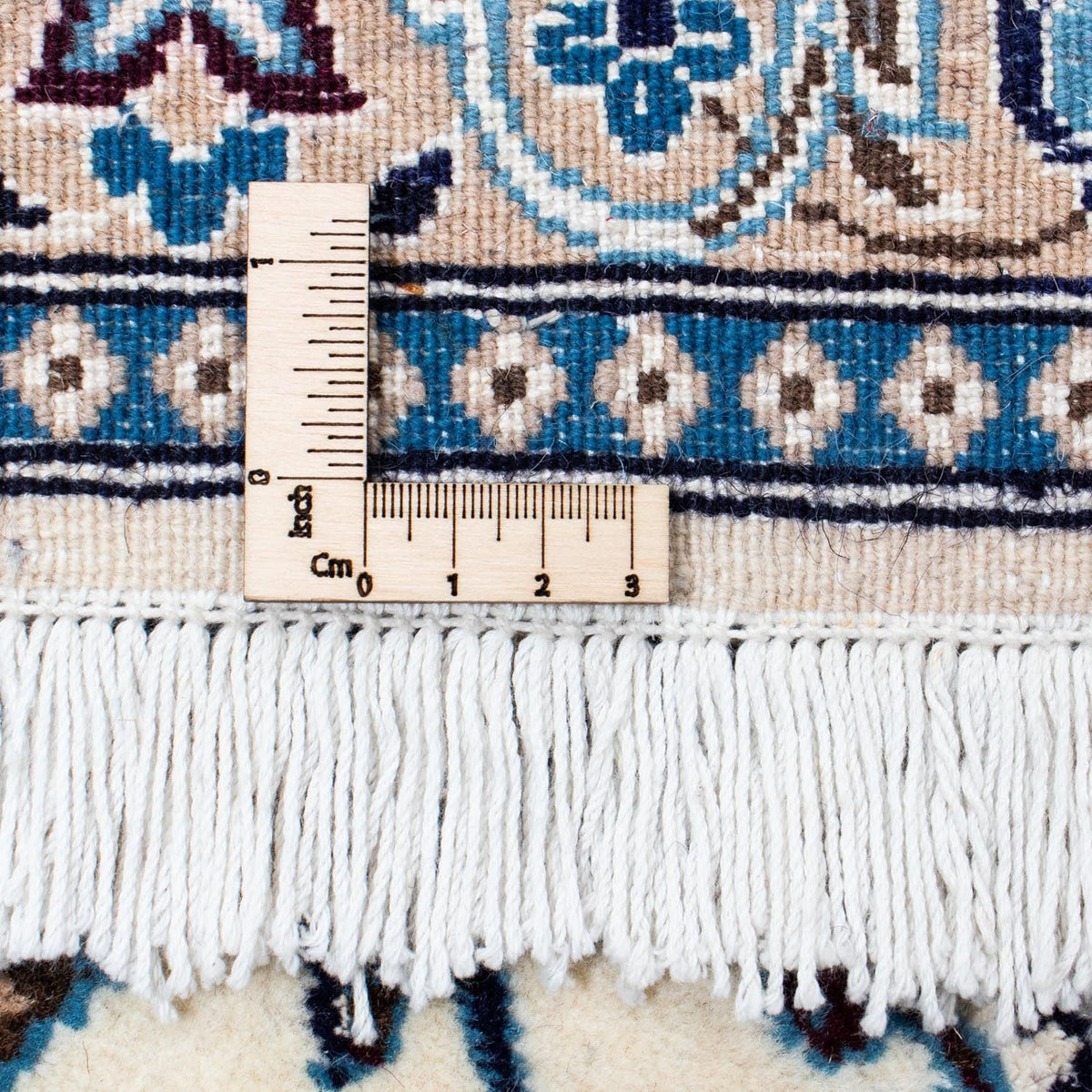 Perzisch tapijt - Nain - 319 x 201 cm - beige