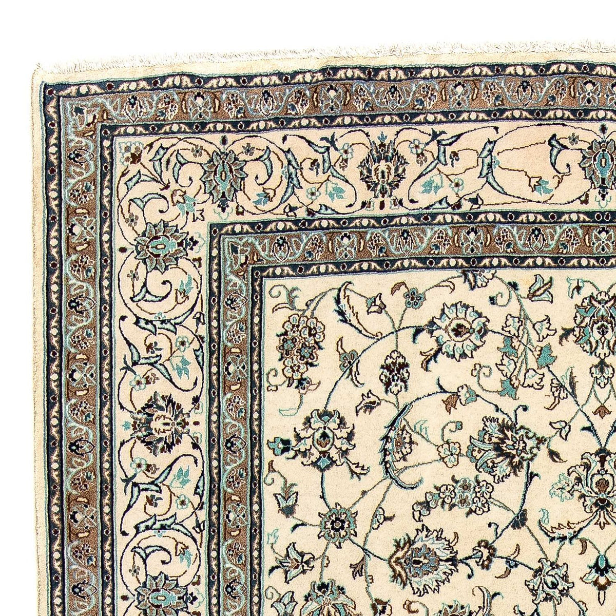 Perzisch tapijt - Nain - 306 x 202 cm - beige