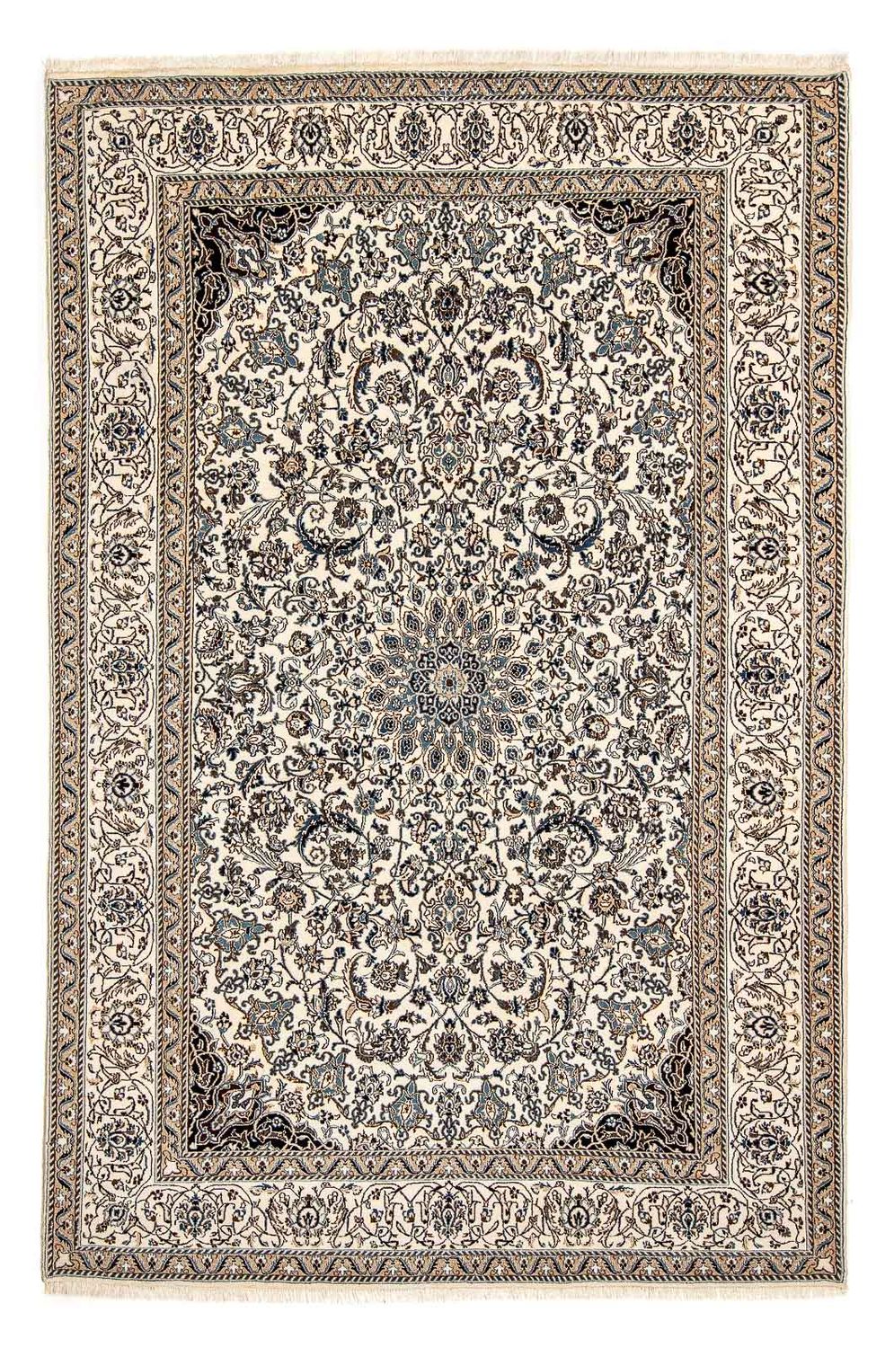Perzisch tapijt - Nain - 291 x 196 cm - beige