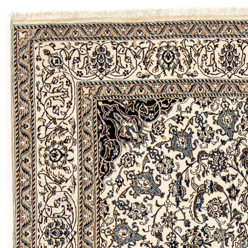 Perzisch tapijt - Nain - 291 x 196 cm - beige