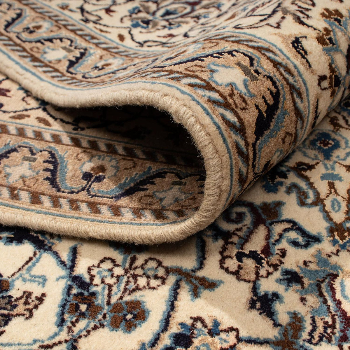 Perzisch tapijt - Nain - 291 x 196 cm - beige