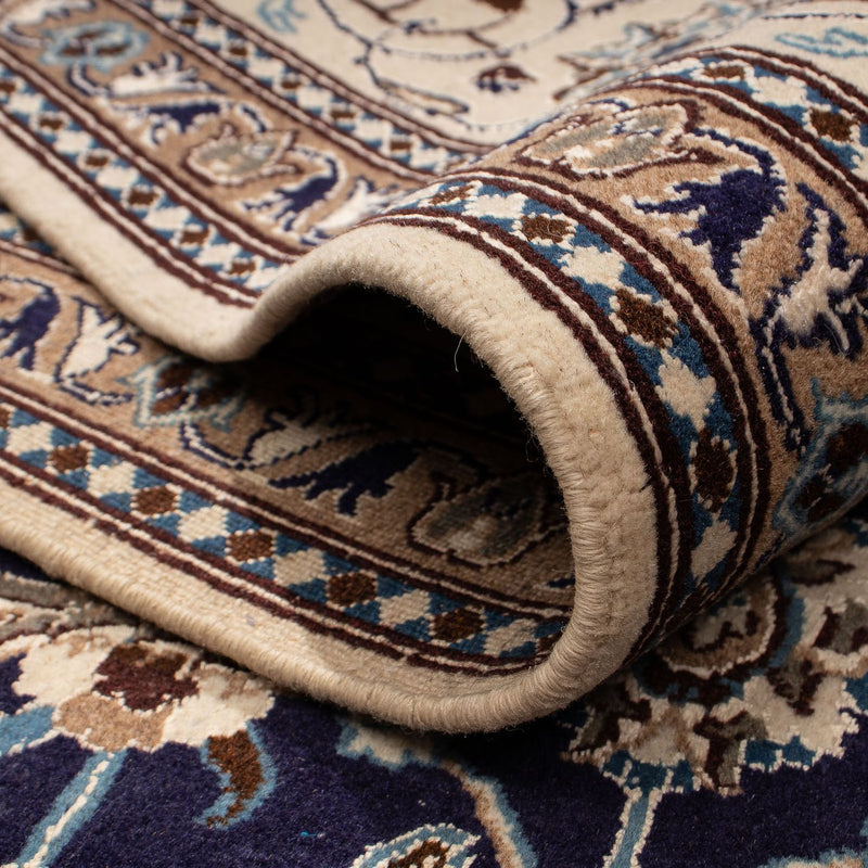 Perzisch tapijt - Nain - 297 x 194 cm - donkerblauw