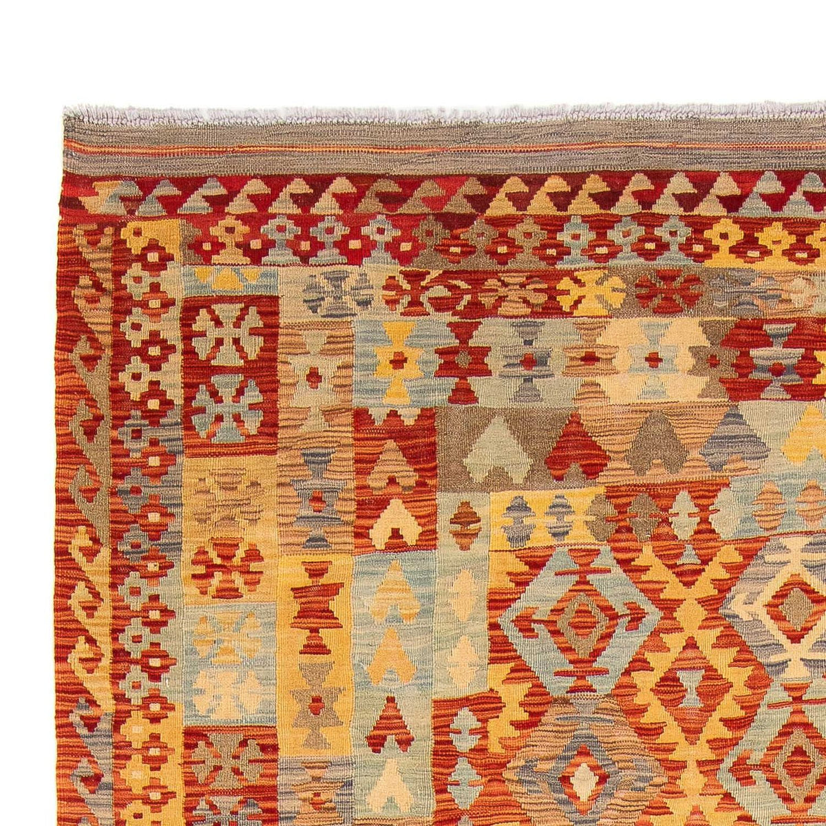 Kelim tapijt - Splash - 311 x 210 cm - veelkleurig