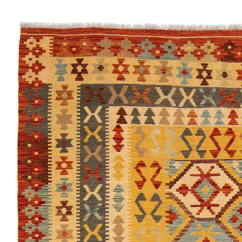 Kelim tapijt - Splash - 296 x 200 cm - veelkleurig