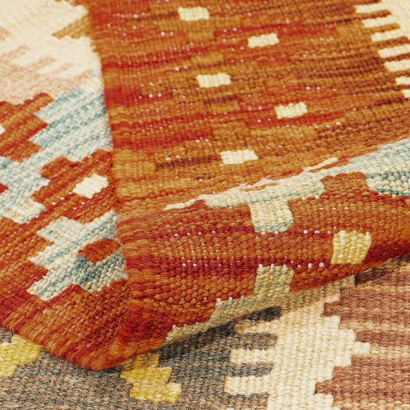 Kelim tapijt - Splash - 296 x 200 cm - veelkleurig