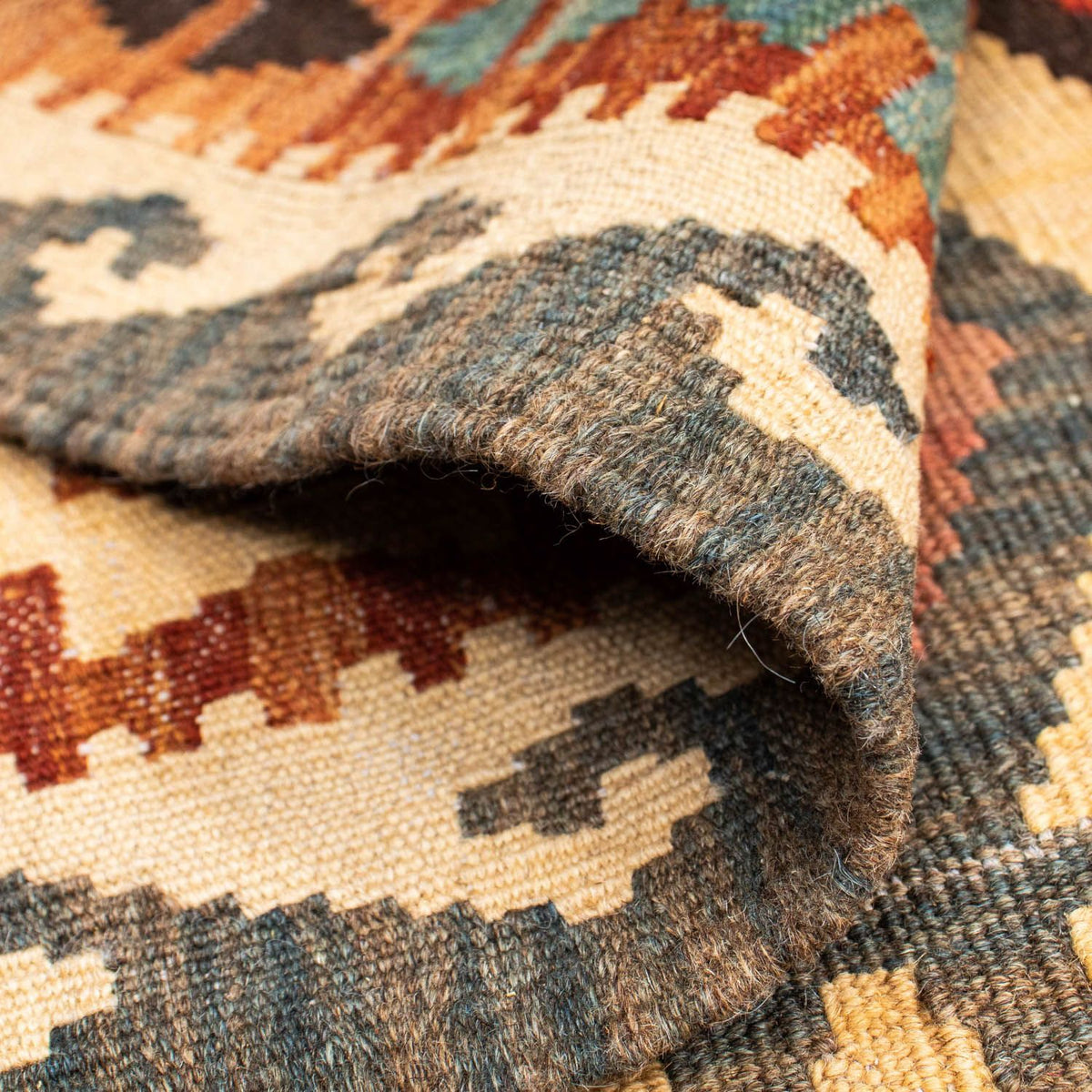 Kelim tapijt - Oosters - 198 x 152 cm - rood