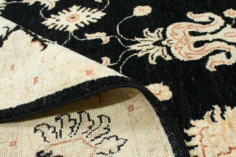 Ziegler tapijt - 205 x 143 cm - zwart