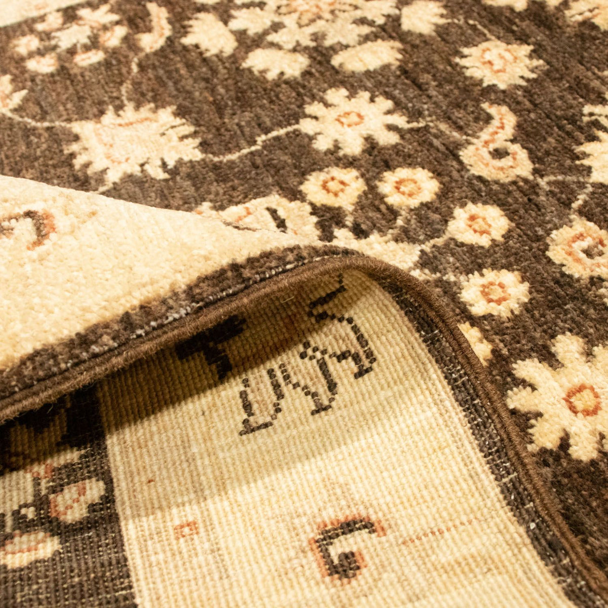 Ziegler tapijt - 150 x 97 cm - bruin