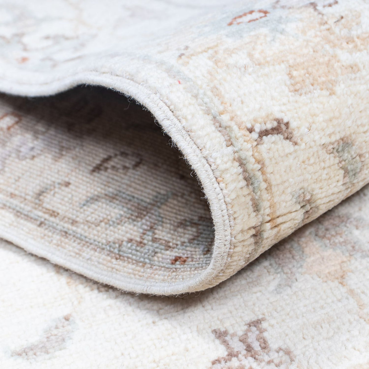 Loper Ziegler tapijt - 392 x 74 cm - beige