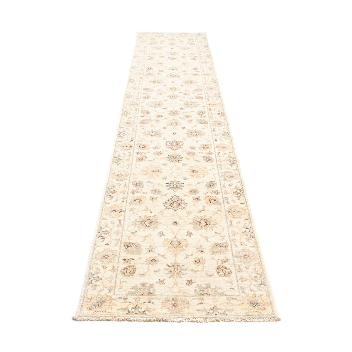 Loper Ziegler tapijt - 392 x 74 cm - beige