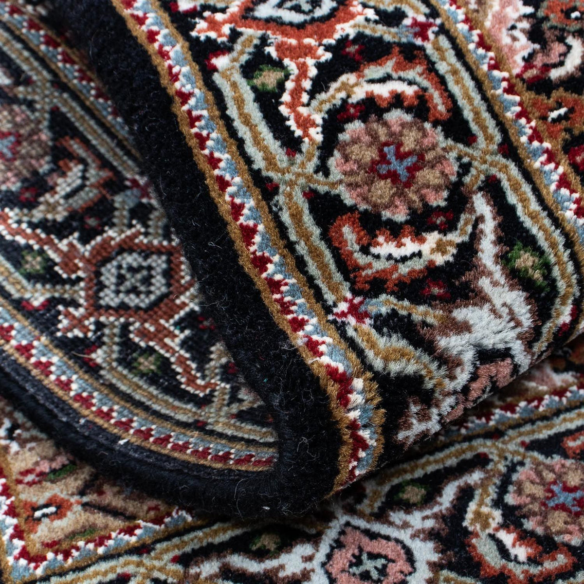 Perzisch tapijt - Tabriz - 140 x 73 cm - donkerblauw