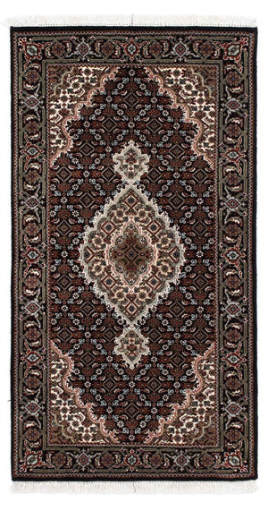 Perzisch tapijt - Tabriz - 141 x 73 cm - donkerblauw
