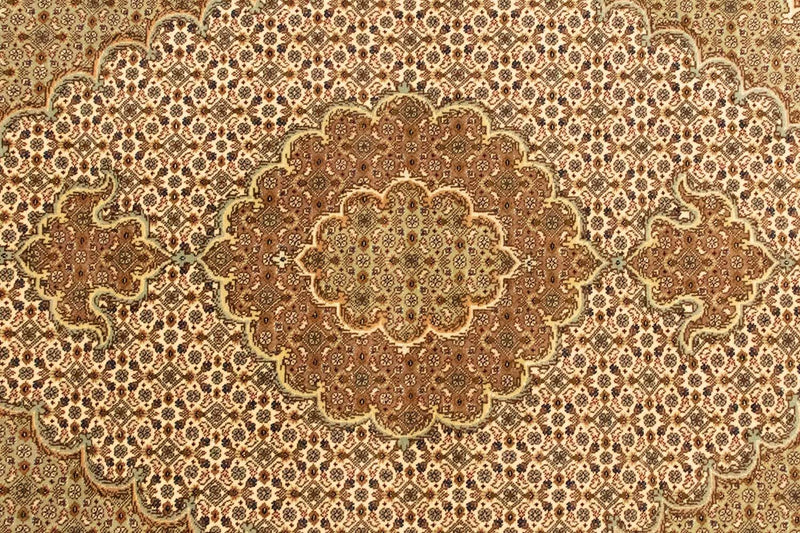 Perzisch tapijt - Tabriz - 145 x 106 cm - beige