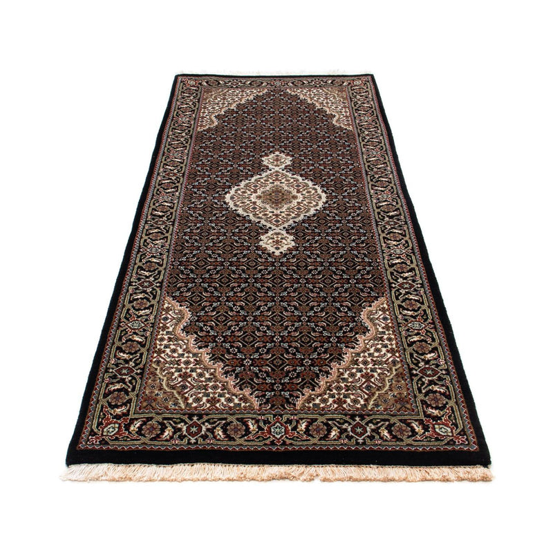 Loper Perzisch tapijt - Tabriz - 195 x 79 cm - donkerblauw