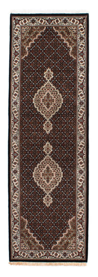 Loper Perzisch tapijt - Tabriz - 254 x 80 cm - donkerblauw